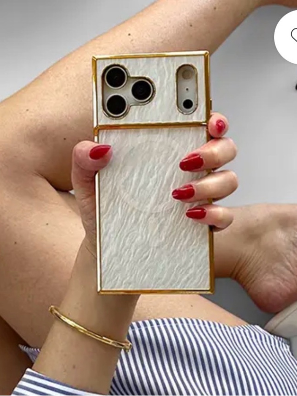Flaunt Guilded Pearl MagSafe iPhone Case